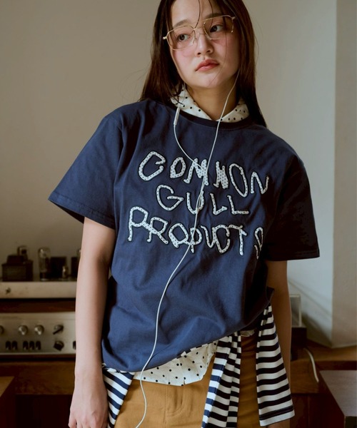 【common gull products】2025夏Tシャツ ストライプ黒 common gull products. 2025夏 – YZ