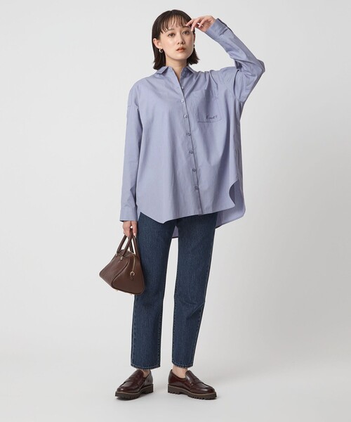 To b. by agnes b.（トゥービーバイアニエスベー）の「＜To b. by agnes b.コラボ＞エンブロイダリー オーバーサイズ シャツ（シャツ/ブラウス・レディース・ライトブルー/その他1・FREE）」の16枚目の写真