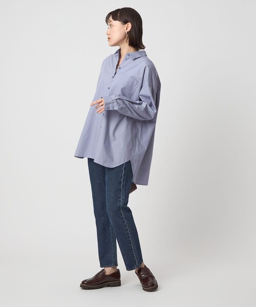 To b. by agnes b.（トゥービーバイアニエスベー）の「＜To b. by agnes b.コラボ＞エンブロイダリー オーバーサイズ シャツ（シャツ/ブラウス・レディース・ライトブルー/その他1・FREE）」の17枚目の写真