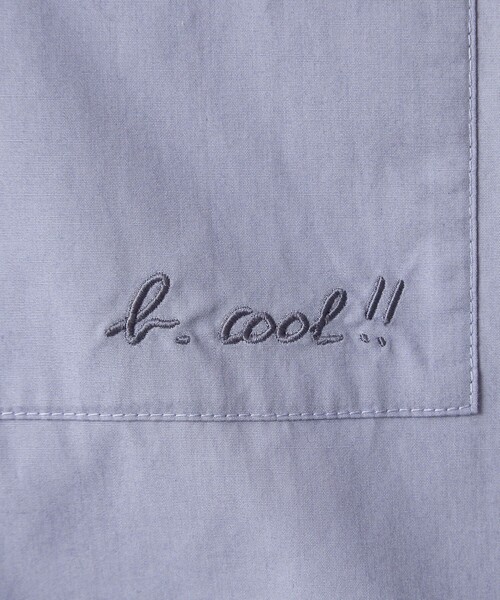 To b. by agnes b.（トゥービーバイアニエスベー）の「＜To b. by agnes b.コラボ＞エンブロイダリー オーバーサイズ シャツ（シャツ/ブラウス・レディース・ライトブルー/その他1・FREE）」の7枚目の写真