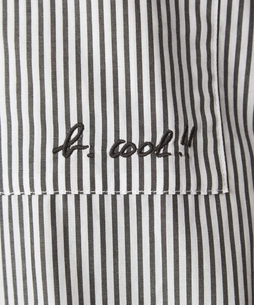 To b. by agnes b.（トゥービーバイアニエスベー）の「＜To b. by agnes b.コラボ＞エンブロイダリー オーバーサイズ シャツ（シャツ/ブラウス・レディース・ライトブルー/その他1・FREE）」の9枚目の写真