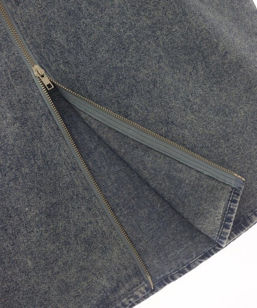 ANAP GｉRL（アナップガール）の「ANAPR+Sダブルジップデニム半袖シャツ【ユニセックス】（シャツ/ブラウス・キッズ・ブルー/ライトブルー・XS/M/S）」の5枚目の写真