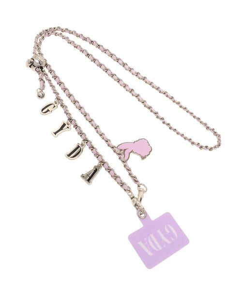 GYDA（ジェイダ）の「GYDA original charmスマホショルダー（スマホケース/カバー・レディース・ブラック/ピンク/オフホワイト/パープル・FREE）」の12枚目の写真