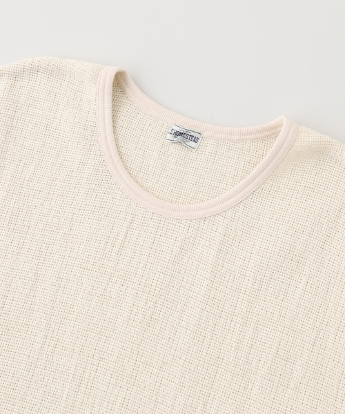 JOURNAL STANDARD J.S HOMESTEAD(ジャーナルスタンダードホームステッド)の「J.S.Homestead / レノ ファブリック ノー スリーブ(Tシャツ/カットソー・メンズ・ブラック/アイボリー/カーキ/ブラック系その他・MEDIUM/LARGE)」の6枚目の写真