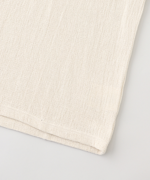 JOURNAL STANDARD J.S HOMESTEAD(ジャーナルスタンダードホームステッド)の「J.S.Homestead / レノ ファブリック ノー スリーブ(Tシャツ/カットソー・メンズ・ブラック/アイボリー/カーキ/ブラック系その他・MEDIUM/LARGE)」の8枚目の写真