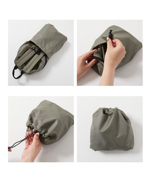 devirock（デビロック）の「撥水 コンパクトにできるリュックサック（バックパック/リュック・キッズ・グリーン系その他/ブルー系その他/ブラック・ONE SIZE）」の5枚目の写真