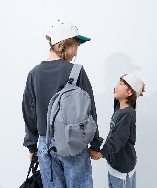 devirock（デビロック）の「撥水 コンパクトにできるリュックサック（バックパック/リュック・キッズ・グリーン系その他/ブルー系その他/ブラック・ONE SIZE）」の6枚目の写真