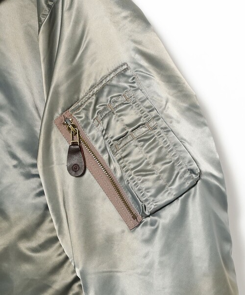 BEAMS（ビームス）の「ワイドショートフィット B-15タイプ フライトジャケット（ブルゾン・メンズ・ネイビー/グリーン系その他・XL/L/M/S）」の16枚目の写真