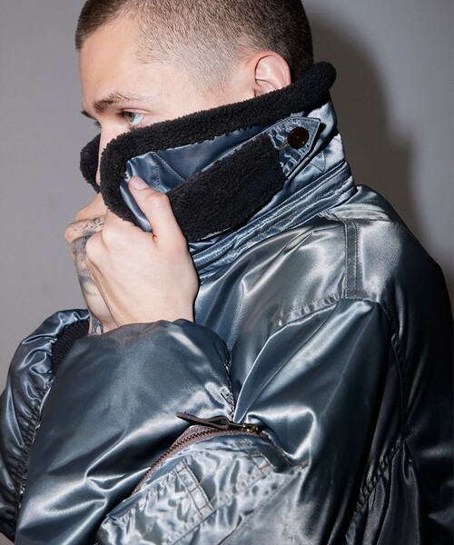 BEAMS（ビームス）の「ワイドショートフィット B-15タイプ フライトジャケット（ブルゾン・メンズ・ネイビー/グリーン系その他・XL/L/M/S）」の2枚目の写真