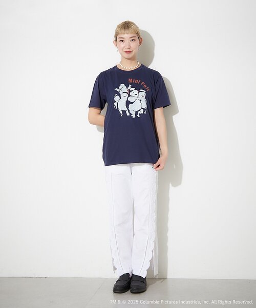 BIRTHDAY BAR（バースデイバー）の「【GHOSTBUSTERS ゴーストバスターズ】コットンTシャツ　ネイビー（Tシャツ/カットソー・レディース・ネイビー・0）」の6枚目の写真