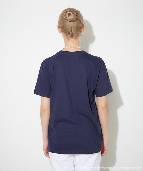 BIRTHDAY BAR（バースデイバー）の「【GHOSTBUSTERS ゴーストバスターズ】コットンTシャツ　ネイビー（Tシャツ/カットソー・レディース・ネイビー・0）」の7枚目の写真