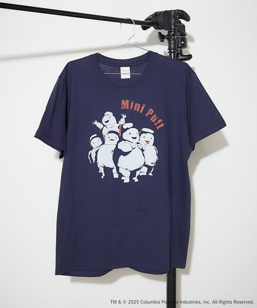 BIRTHDAY BAR（バースデイバー）の「【GHOSTBUSTERS ゴーストバスターズ】コットンTシャツ　ネイビー（Tシャツ/カットソー・レディース・ネイビー・0）」の9枚目の写真