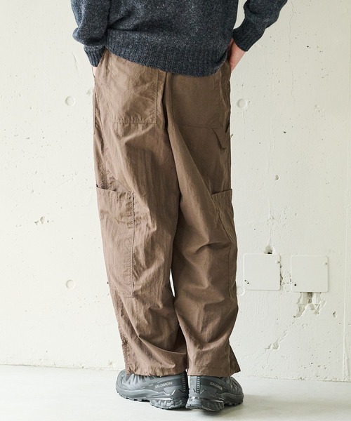 MAISON CLUB（メゾンクラブ）の「【MAISON CLUB】Nylon Ripstop Bigpocket Cargo Pants / ナイロンリップストップビッグポケットカーゴパンツ KKP（カーゴパンツ・メンズ・カーキ/ブラック/ブラウン・M/L）」の16枚目の写真