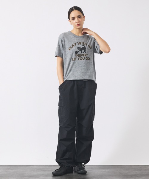 NOMINE(ノミネ)の「【RUSSELL ATHLETIC/ラッセル アスレチック】 NOMINE×RUSSELL別注 猫 キャット Tシャツ(Tシャツ/カットソー・メンズ・グレー系その他/ホワイト系その他2/グレー系その他2/ホワイト系その他・フリー)」の6枚目の写真