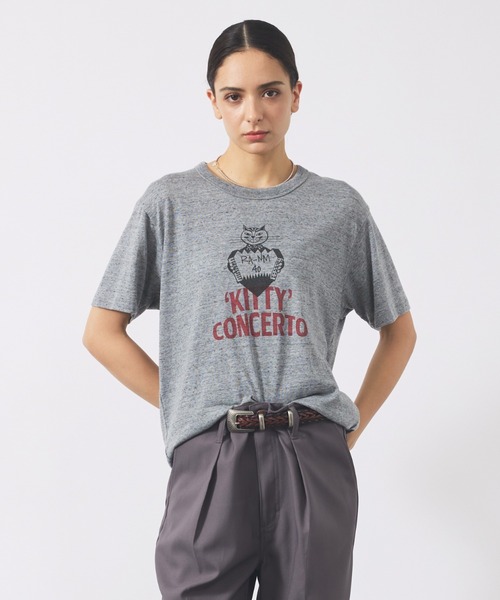 NOMINE(ノミネ)の「【RUSSELL ATHLETIC/ラッセル アスレチック】 NOMINE×RUSSELL別注 猫 キャット Tシャツ(Tシャツ/カットソー・メンズ・グレー系その他/ホワイト系その他2/グレー系その他2/ホワイト系その他・フリー)」の22枚目の写真