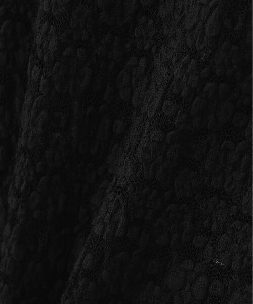 NATURAL BEAUTY BASIC（ナチュラルビューティーベーシック）の「◇ストレッチレーストップス（Tシャツ/カットソー・レディース・オフホワイト/ブラック/マジェンタ・FREE）」の12枚目の写真