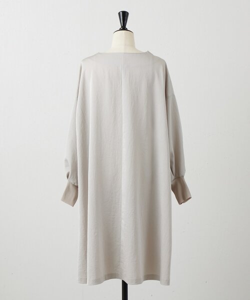 BEARDSLEY（ビアズリー）の「パイピングテントワンピース（ワンピース・レディース・ブラック/ベージュ・FREE）」の10枚目の写真