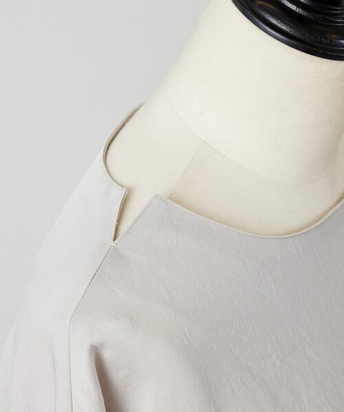 BEARDSLEY（ビアズリー）の「パイピングテントワンピース（ワンピース・レディース・ブラック/ベージュ・FREE）」の8枚目の写真