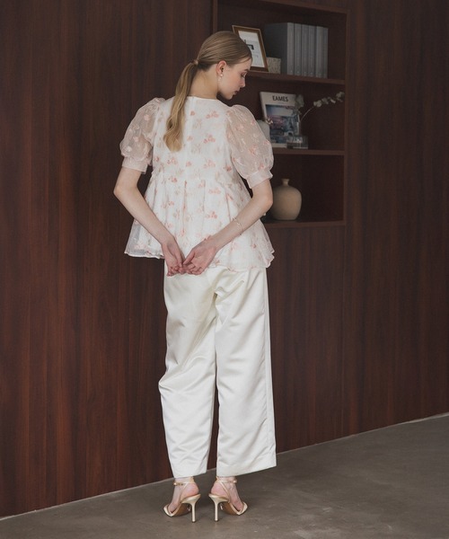 MERAKI（メラキ）の「ニュアンスカラーブラウス（シャツ/ブラウス・レディース・グリーン/パープル/オレンジ・FREE）」の18枚目の写真