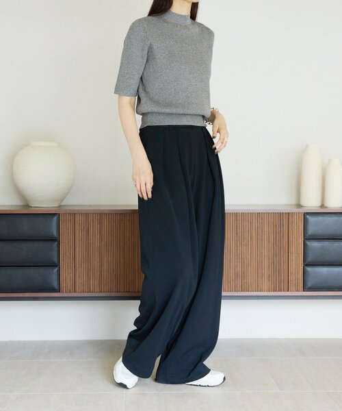 gemeil(ジェムイル)の「ハイネックリブニット(LA-317)(ニット/セーター・レディース・ホワイト/ベージュ/グレー/ブラック・MEDIUM/SMALL)」の16枚目の写真