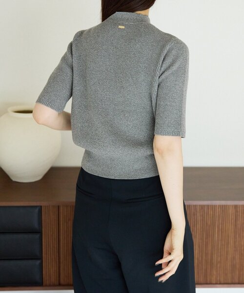 gemeil(ジェムイル)の「ハイネックリブニット(LA-317)(ニット/セーター・レディース・ホワイト/ベージュ/グレー/ブラック・MEDIUM/SMALL)」の19枚目の写真