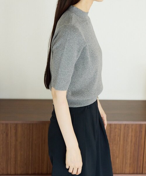 gemeil(ジェムイル)の「ハイネックリブニット(LA-317)(ニット/セーター・レディース・ホワイト/ベージュ/グレー/ブラック・MEDIUM/SMALL)」の20枚目の写真