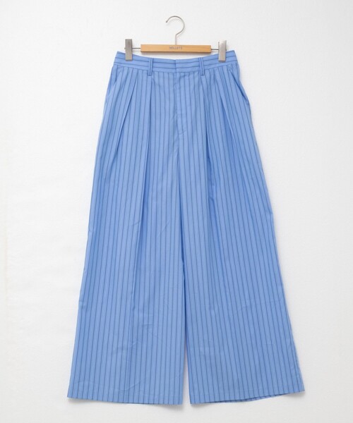 NOLLEY’S(ノーリーズ)の「《セットアップ対応》クロップドワイドパンツ(その他パンツ・レディース・チャコールグレー/ブルー系その他・38/36)」の15枚目の写真