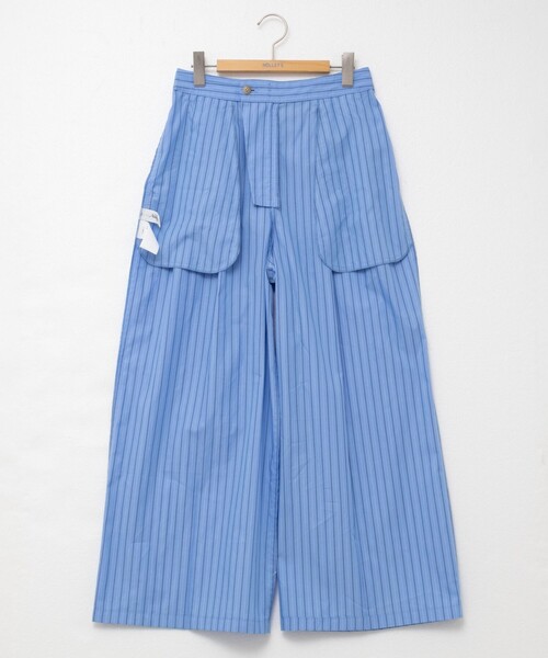 NOLLEY’S(ノーリーズ)の「《セットアップ対応》クロップドワイドパンツ(その他パンツ・レディース・チャコールグレー/ブルー系その他・38/36)」の22枚目の写真