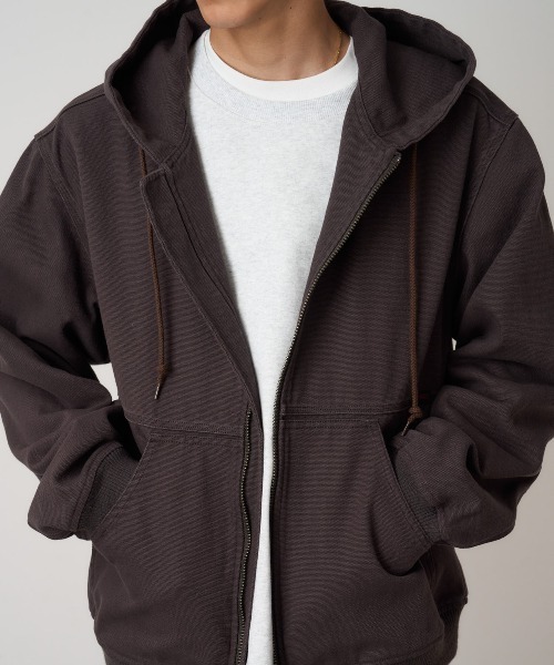 Gramicci(グラミチ)の「EL CAP CANVAS HOODED JACKET|エルキャップキャンバスフーディージャケット Gramicci グラミチ(ブルゾン・メンズ・ネイビー/ダークブラウン/ブラウン系その他・XL/S/XXL/M/L)」の3枚目の写真