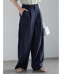 Te chichi | リネンブレンドワイドパンツ(その他パンツ)