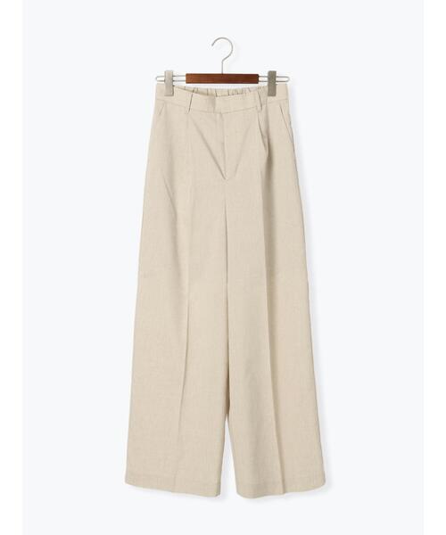 Te chichi（テチチ）の「リネンブレンドワイドパンツ（その他パンツ・レディース・ベージュ/ネイビー・F）」の7枚目の写真