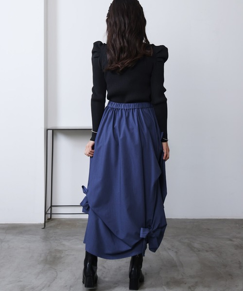 PICCIN PERLA(ピッチンペルラ)の「クリオネニット(ニット/セーター・レディース・オフホワイト/ブラック・M)」の16枚目の写真