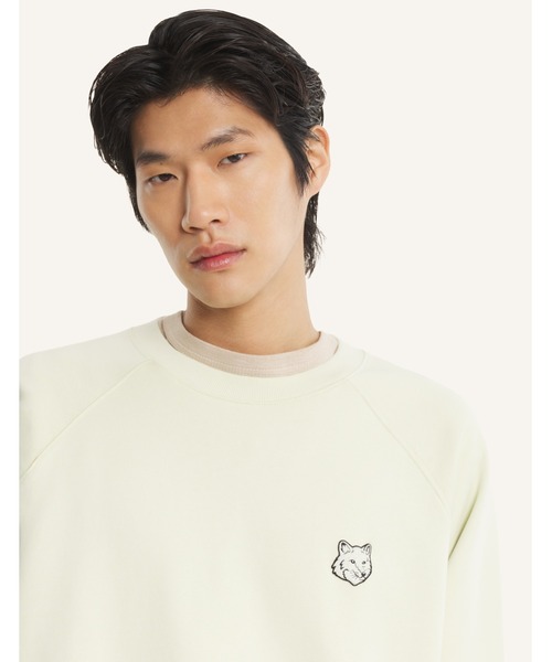 Maison Kitsune（メゾンキツネ）の「FOX HEAD OVERSIZE SWEATSHIRT（スウェット・メンズ・ブラック/チャコール/ダークグレー/ネイビー・L/M/S/XS/XL）」の9枚目の写真