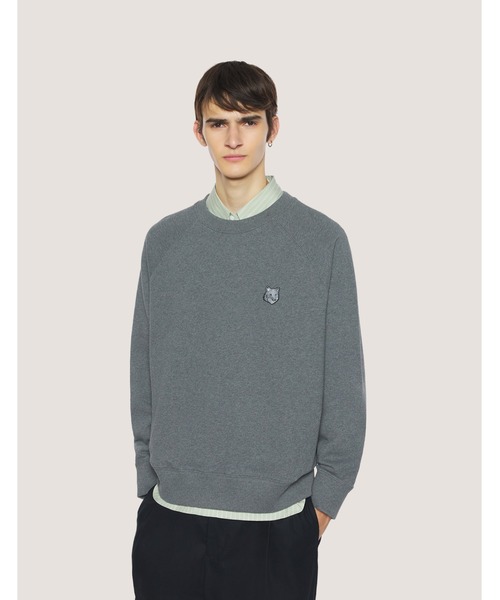 Maison Kitsune(メゾンキツネ)の「FOX HEAD OVERSIZE SWEATSHIRT(スウェット・メンズ・ブラック/チャコール/ダークグレー/ネイビー・L/M/S/XS/XL)」の13枚目の写真