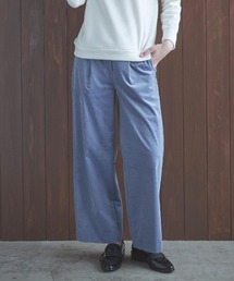 速乾コーデュロイワイドパンツ