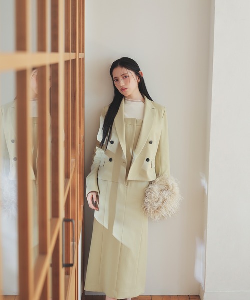 NATURAL BEAUTY BASIC（ナチュラルビューティーベーシック）の「◇【Oggi掲載・sweet掲載】【WEB限定カラー：グレー】【ちょうど、いい服】“さりげな”シアースリーブニット（ニット/セーター・レディース・グレー/チャコールグレー/オフホワイト/ブラック/ワイン/ライトグリーン・FREE）」の7枚目の写真