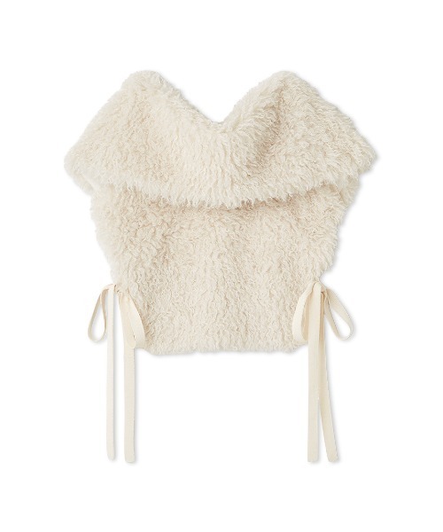 【タグ付き新品未使用】SNIDEL フェイクファーアメスリニットプルオーバー フェイクファーアメスリニットプルオーバー(ニット)｜トップス