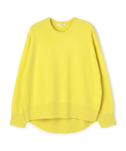 MACPHEE（マカフィー）の「NZ LAMBS クルーネックプルオーバー（ニット/セーター・レディース・ライトベージュ/ライトイエロー/ブラック/ホワイト系その他/ネイビー/グレー系その他・M/S）」の6枚目の写真