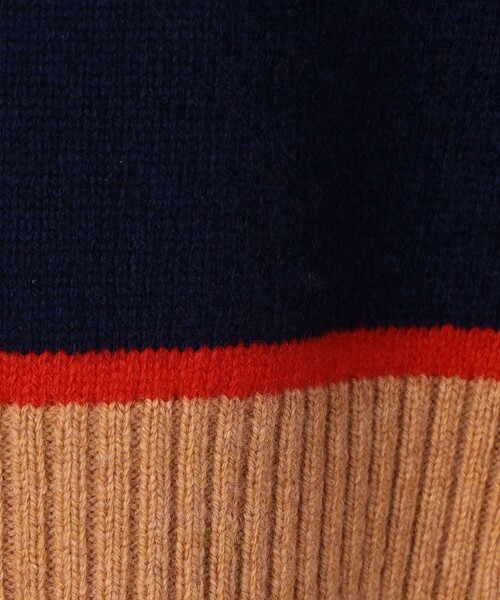 MACPHEE（マカフィー）の「NZ LAMBS クルーネックプルオーバー（ニット/セーター・レディース・ライトベージュ/ライトイエロー/ブラック/ホワイト系その他/ネイビー/グレー系その他・M/S）」の13枚目の写真