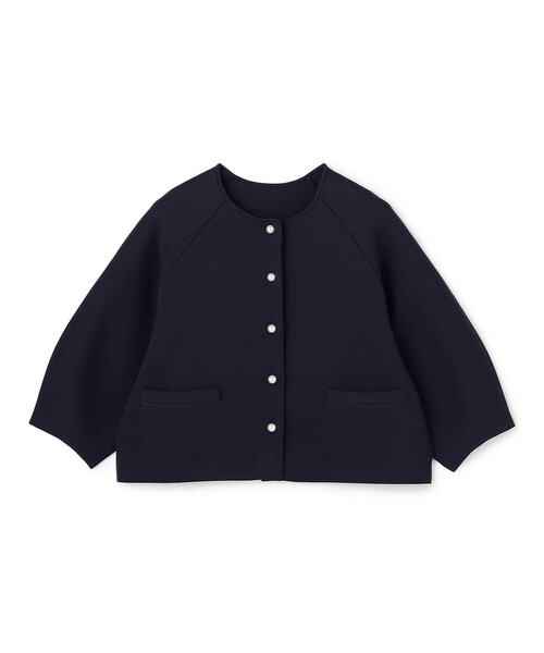 UNFILO(アンフィーロ)の「BEAUTY FORM KNIT パールボタン カーディガン(カーディガン/ボレロ・レディース・ベージュ系/ネイビー系/ブラック系・X-LARGE)」の19枚目の写真