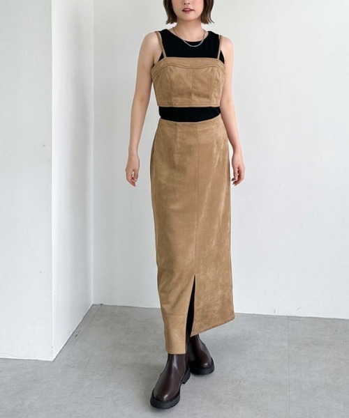 archives（アルシーヴ）の「スエードビスチェ（その他トップス・レディース・ブラウン/キャメル・MEDIUM）」の8枚目の写真