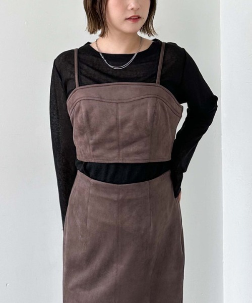 archives（アルシーヴ）の「スエードビスチェ（その他トップス・レディース・ブラウン/キャメル・MEDIUM）」の13枚目の写真