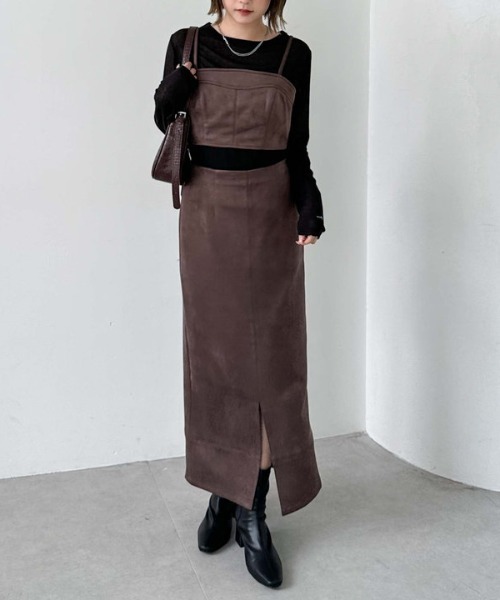 archives（アルシーヴ）の「スエードビスチェ（その他トップス・レディース・ブラウン/キャメル・MEDIUM）」の16枚目の写真