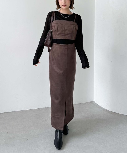 archives（アルシーヴ）の「スエードビスチェ（その他トップス・レディース・ブラウン/キャメル・MEDIUM）」の17枚目の写真