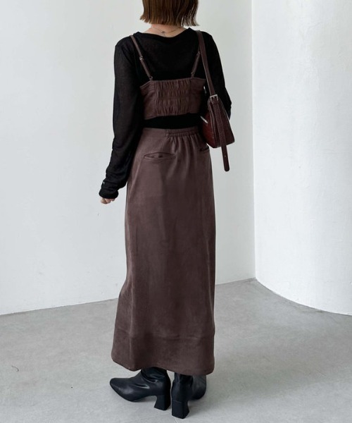 archives（アルシーヴ）の「スエードビスチェ（その他トップス・レディース・ブラウン/キャメル・MEDIUM）」の18枚目の写真