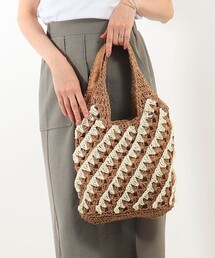 MICO COULIER | ペーパー柄編みクリテトートバッグ(トートバッグ)