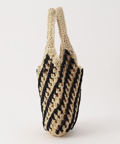 MICO COULIER(ミコクリエ)の「ペーパー柄編みクリテトートバッグ(トートバッグ・レディース・ブラウン系その他/ベージュ系その他・FREE)」の8枚目の写真