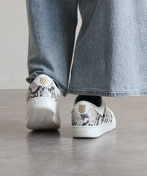 K-SWISS（ケースイス）の「【K-SWISS/ケースイス】シンセティックレザー コートスニーカー（スニーカー・メンズ・ブラック/ホワイト・25.5cm/26.0cm/26.5cm/27.0cm/27.5cm/28.0cm/25.0cm）」の14枚目の写真