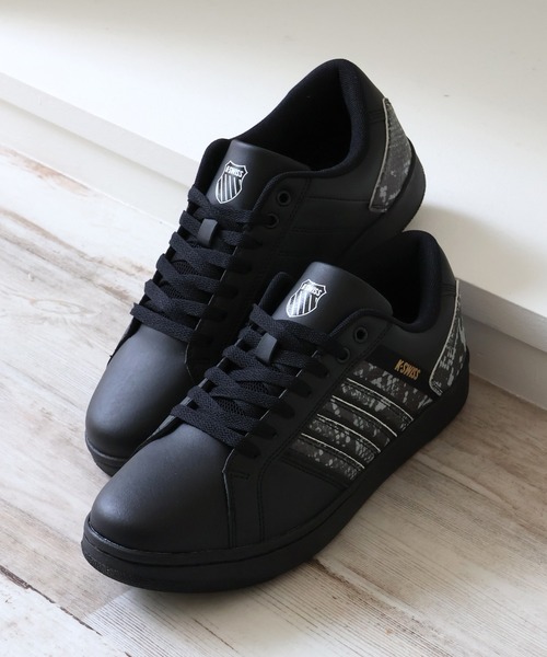 K-SWISS（ケースイス）の「【K-SWISS/ケースイス】シンセティックレザー コートスニーカー（スニーカー・メンズ・ブラック/ホワイト・25.5cm/26.0cm/26.5cm/27.0cm/27.5cm/28.0cm/25.0cm）」の16枚目の写真