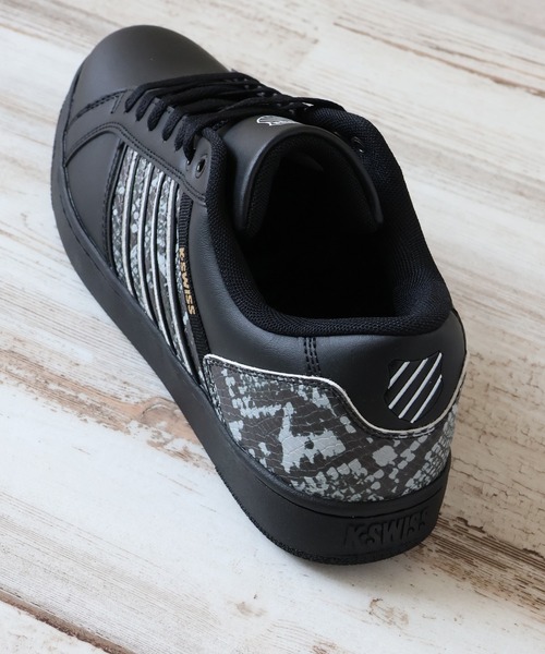 K-SWISS（ケースイス）の「【K-SWISS/ケースイス】シンセティックレザー コートスニーカー（スニーカー・メンズ・ブラック/ホワイト・25.5cm/26.0cm/26.5cm/27.0cm/27.5cm/28.0cm/25.0cm）」の17枚目の写真